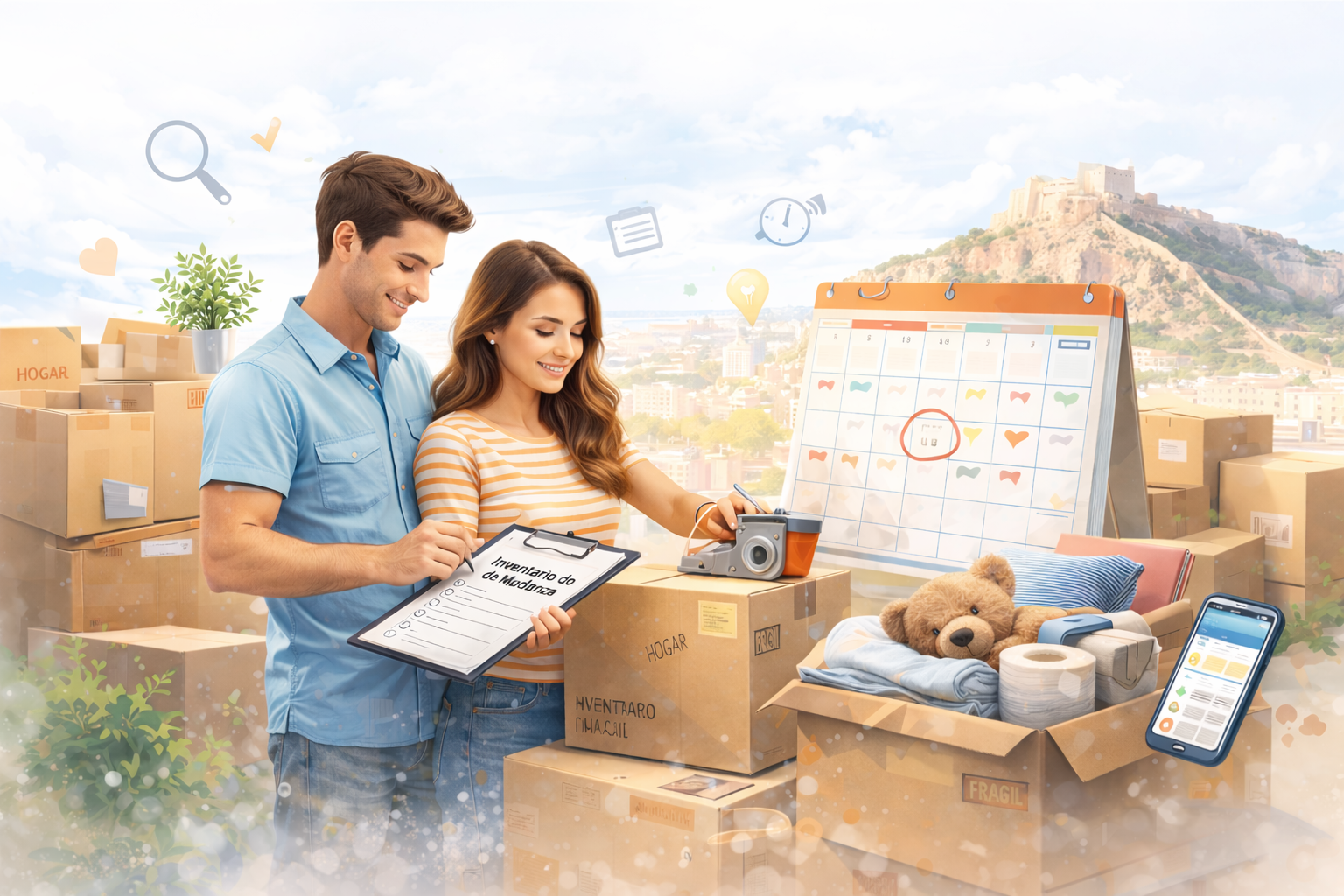 ¿Por dónde empiezo la mudanza?